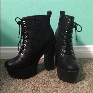 Black Heel Ankle Boots